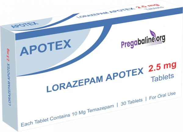 Lorazepam 2.5mg (30 tablets)